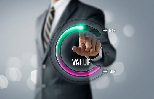 Growth,Value,,Increase,Value,,Value,Added,Or,Business,Growth,Concept.